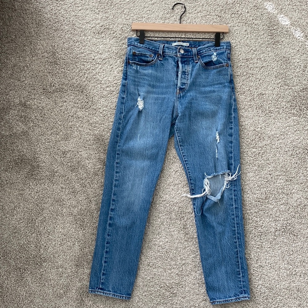 Levi wedgie premium denim jeans